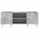 Sonata H Шкаф за грамофонни плочи сив 121x38x48 см инженерно дърво