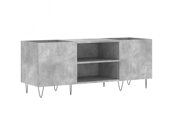 Sonata H Шкаф за грамофонни плочи сив 121x38x48 см инженерно дърво