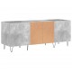 Sonata H Шкаф за грамофонни плочи сив 121x38x48 см инженерно дърво