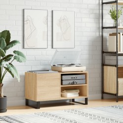 Sonata H Шкаф за винилови плочи сонома дъб 85x38x48 см инженерно дърво - Comode TV