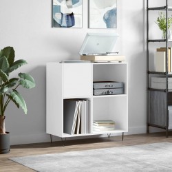 Sonata H Шкаф за грамофонни плочи бял 84,5x38x89 см инженерно дърво - Comode TV