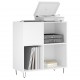 Sonata H Шкаф за грамофонни плочи бял 84,5x38x89 см инженерно дърво