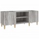 Sonata H Шкаф за винилови плочи сив сонома 121x38x48 см инженерно дърво