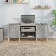 Sonata H Шкаф за винилови плочи сив сонома 121x38x48 см инженерно дърво