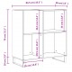 Sonata H Шкаф за винилови плочи опушен дъб 84,5x38x89 см инженерно дърво