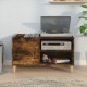 Sonata H Шкаф за винилови плочи опушен дъб 84,5x38x48 см инженерно дърво