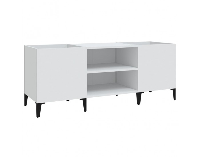 Sonata Comodă discuri, alb, 121x38x48 cm, lemn prelucrat