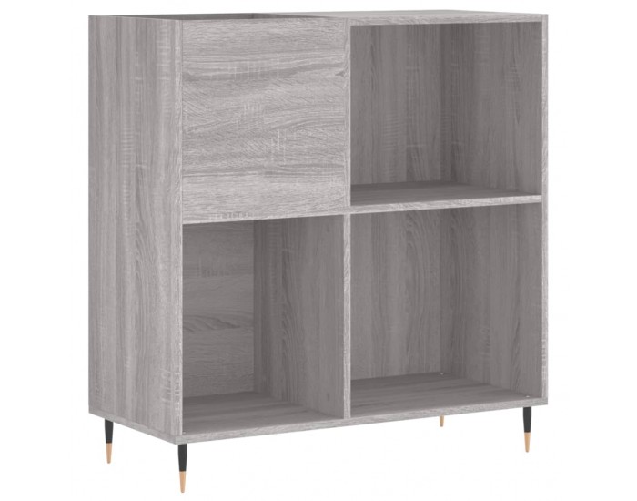 Sonata H Шкаф за винилови плочи сив сонома 84,5x38x89 см инженерно дърво