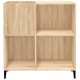 Sonata H Шкаф за винилови плочи сонома дъб 84,5x38x89 см инженерно дърво