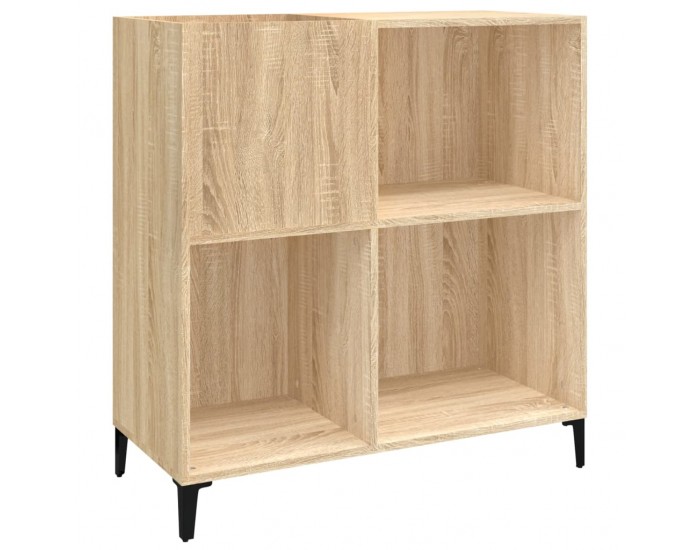 Sonata H Шкаф за винилови плочи сонома дъб 84,5x38x89 см инженерно дърво