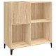 Sonata H Шкаф за винилови плочи сонома дъб 84,5x38x89 см инженерно дърво