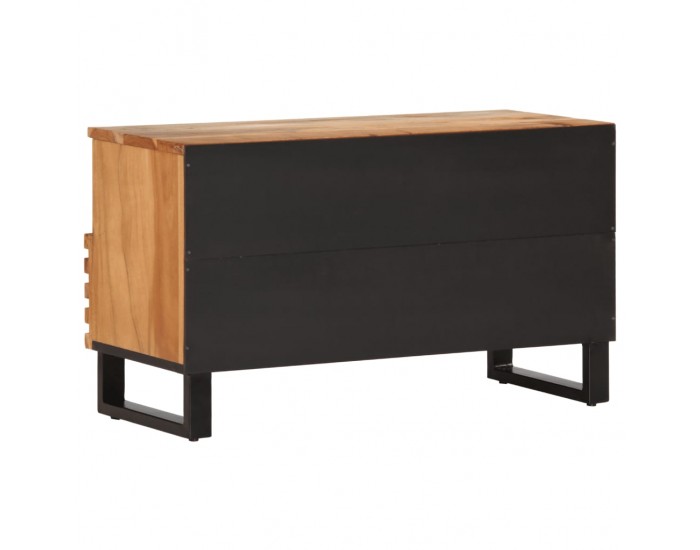 Sonata H ТВ шкаф, 80x34x46 см, акациево дърво масив