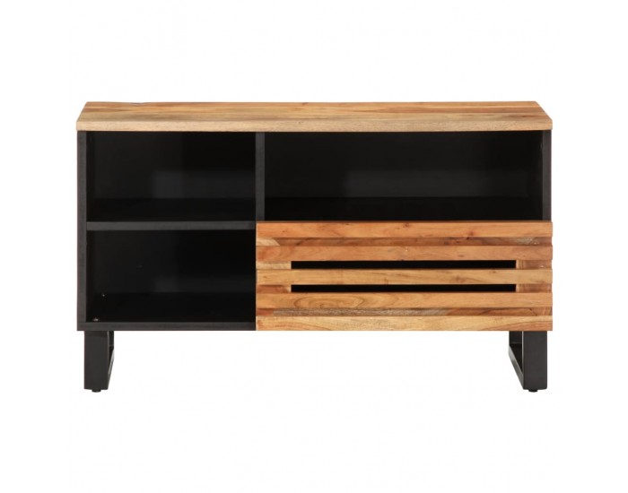 Sonata H ТВ шкаф, 80x34x46 см, акациево дърво масив