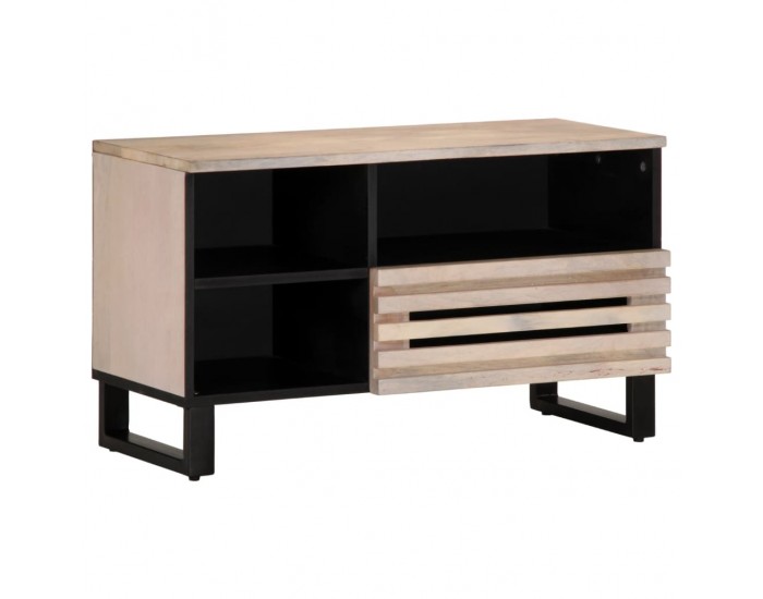Sonata H ТВ шкаф, 80x34x46 см, масивно мангово дърво