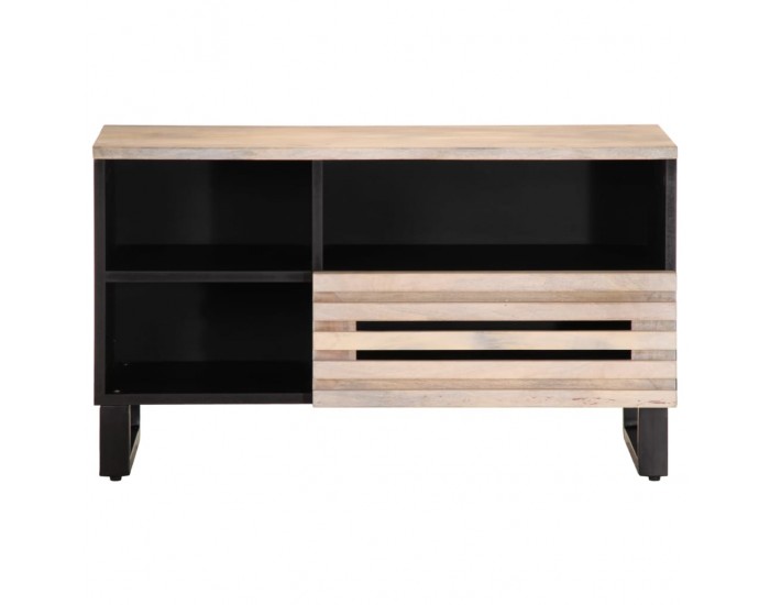 Sonata H ТВ шкаф, 80x34x46 см, масивно мангово дърво