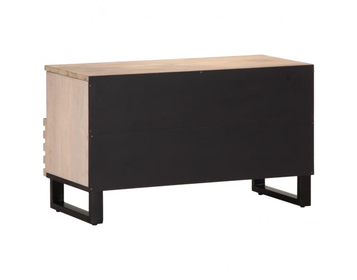 Sonata H ТВ шкаф, 80x34x46 см, масивно мангово дърво