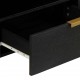 Sonata H ТВ шкаф, черен, 80x33x46 см, инженерно дърво