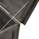 Sonata H Градинска ракла антрацит 150x50x56,5 см чам масив