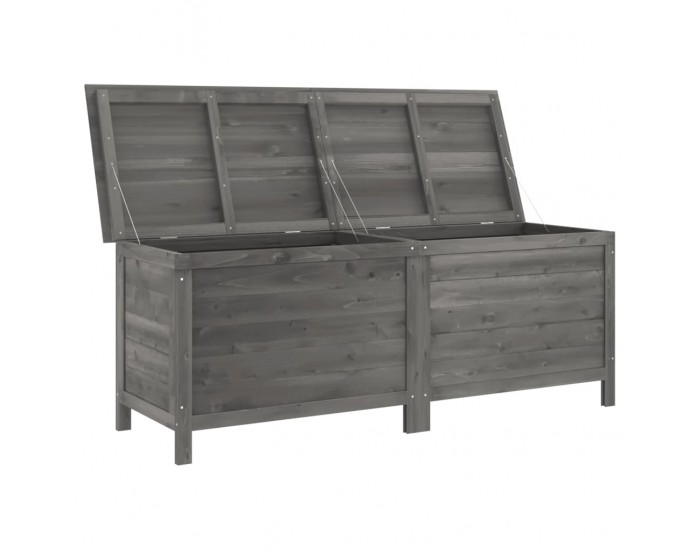 Sonata H Градинска ракла антрацит 150x50x56,5 см чам масив