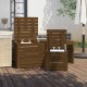 Sonata H Комплект градински кутии от 3 части, меденокафяво, бор масив