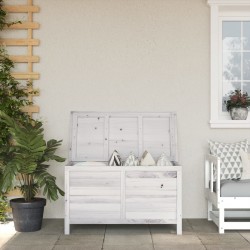 Sonata H Градинска кутия за съхранение бяла 99x49,5x58,5 см масивна ела - Construcții de exterior