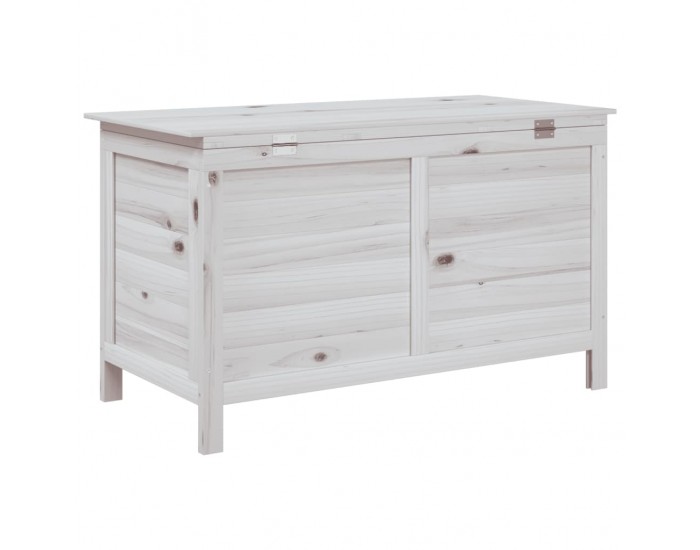 Sonata H Градинска кутия за съхранение бяла 99x49,5x58,5 см масивна ела