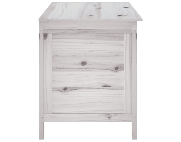 Sonata H Градинска кутия за съхранение бяла 99x49,5x58,5 см масивна ела