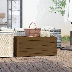 Sonata H Градинска кутия, меденокафява, 101x50,5x46,5 см, бор масив - Construcții de exterior