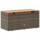 Sonata H Градинска кутия за съхранение сив 110x50x54 см PE ратан акация