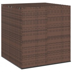 Sonata H Кутия за градински възглавници PE ратан 100x97,5x104 см кафява - Construcții de exterior