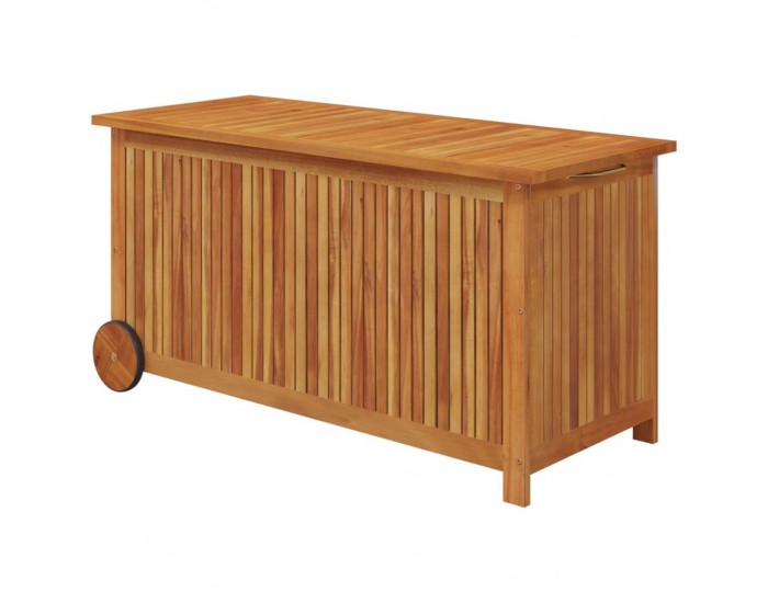 Sonata H Градинска кутия за съхранение с колела 113x50x58см акация масив