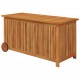 Sonata H Градинска кутия за съхранение с колела 113x50x58см акация масив