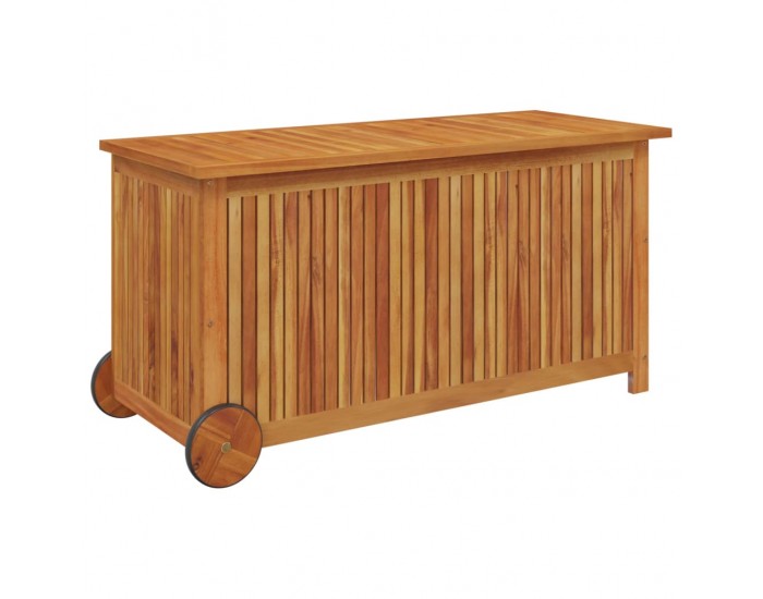 Sonata H Градинска кутия за съхранение с колела 113x50x58см акация масив