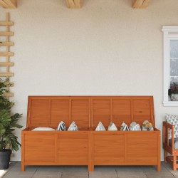 Sonata H Градинска кутия за съхранение кафява 198,5x50x56,5 см чам масив - Construcții de exterior