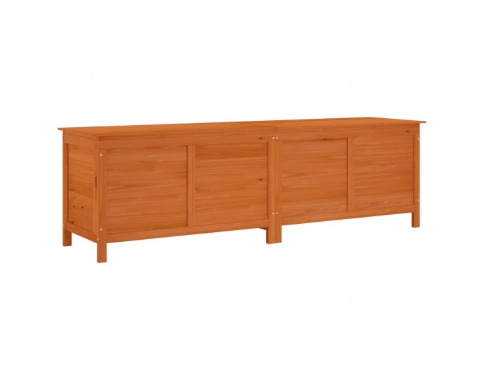Sonata H Градинска кутия за съхранение кафява 198,5x50x56,5 см чам масив