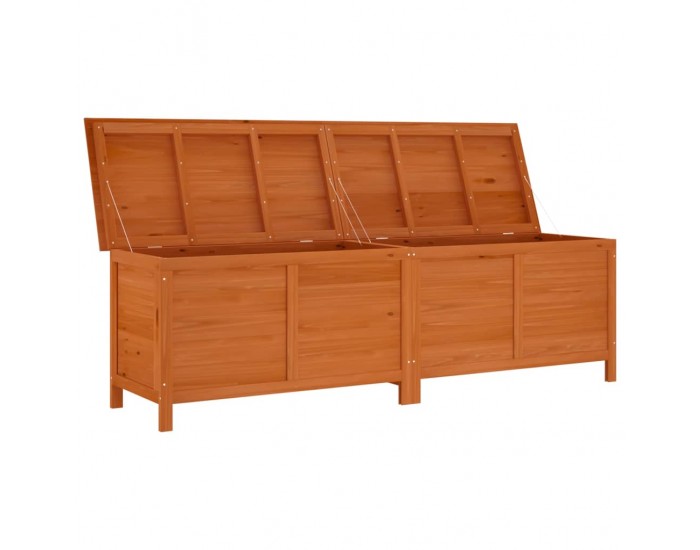 Sonata H Градинска кутия за съхранение кафява 198,5x50x56,5 см чам масив