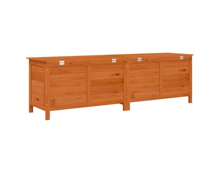 Sonata H Градинска кутия за съхранение кафява 198,5x50x56,5 см чам масив