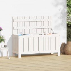 Sonata H Градинска кутия за съхранение, бяла, 108x42,5x54 см, бор масив - Construcții de exterior