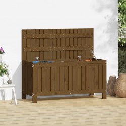 Sonata H Кутия за съхранение, меденокафява, 108x42,5x54 см, бор масив - Construcții de exterior