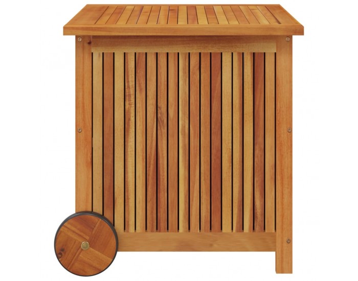 Sonata H Градинска кутия за съхранение с колела 60x50x58 см акация масив