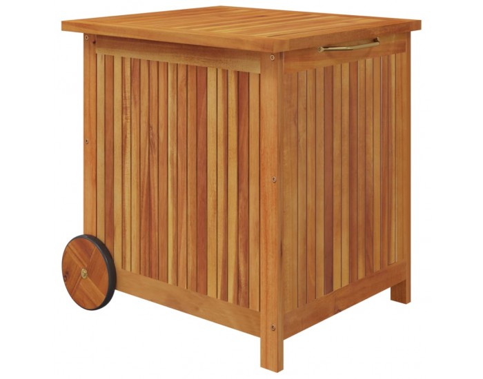 Sonata H Градинска кутия за съхранение с колела 60x50x58 см акация масив