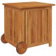Sonata H Градинска кутия за съхранение с колела 60x50x58 см акация масив