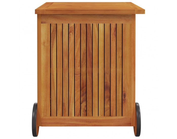 Sonata H Градинска кутия за съхранение с колела 60x50x58 см акация масив