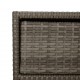 Sonata H Градински шкаф за съхранение сив 55x59x80 см полиратан