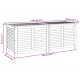 Sonata H Градинска кутия за съхранение 150x50x56 см акациево дърво масив