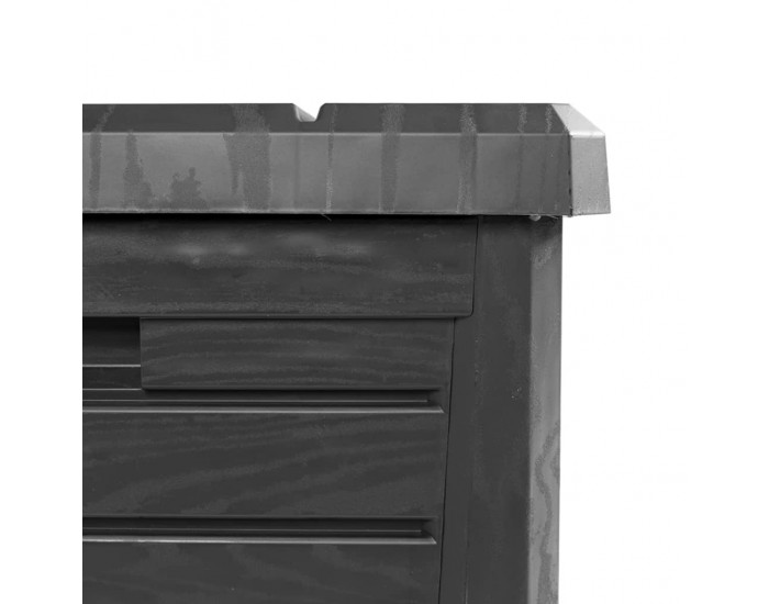 Sonata H Градинска ракла, антрацит, 73x50,5x46,5 см, полипропилен