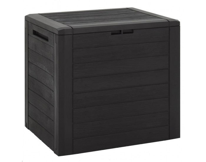 Sonata H Градински сандък за съхранение кафяв 58,5x46x55 см полипропилен