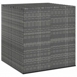 Sonata H Кутия за градински възглавници PE ратан 100x97,5x104 см сива - Construcții de exterior
