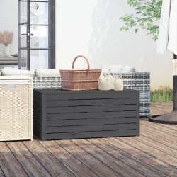 Sonata H Градинска кутия сива 101x50,5x46,5 см масивна борова дървесина - Construcții de exterior