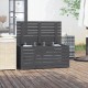 Sonata H Градинска кутия сива 101x50,5x46,5 см масивна борова дървесина